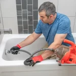 bathtub drain cleaning